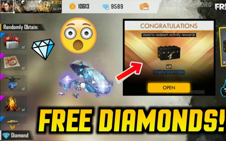 Get Diamonds in Free Fire